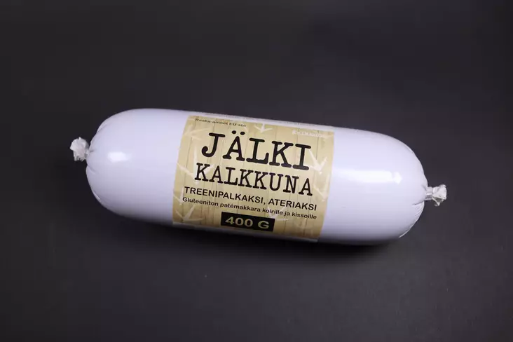 Jälki Kalkkuna-patémakkara 400 g - Koiran makupalat ja treeninamit - 12581 - 1